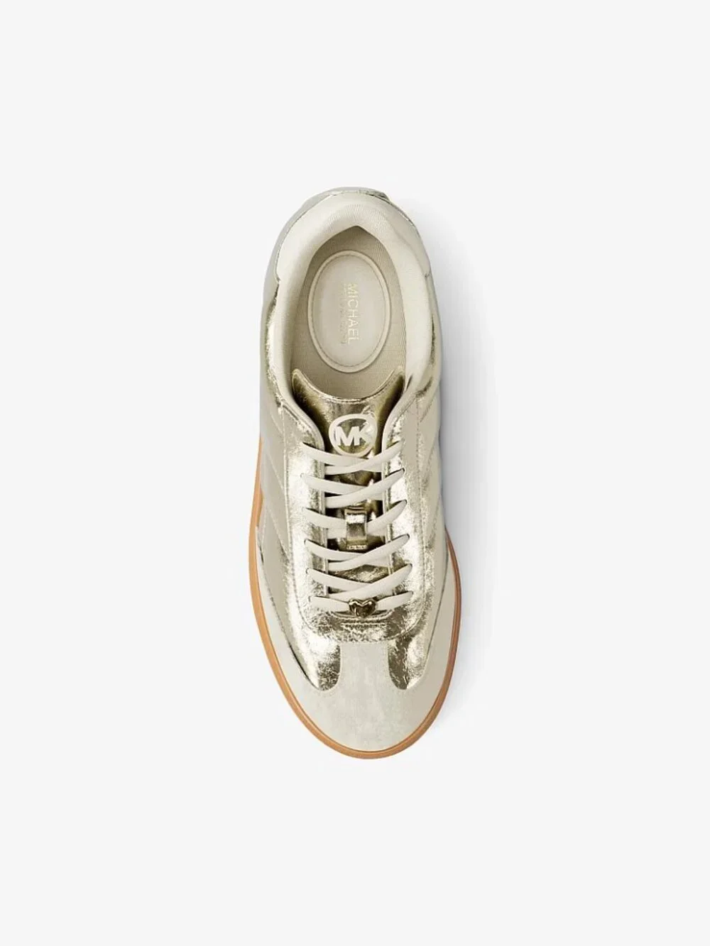 Michael Kors Benny Quilted Sneakers Lace Up Women's 8.5